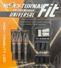 Load image into Gallery viewer, Nockturnal Universal Fit Lighted Nocks