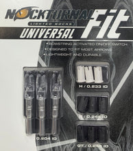 Load image into Gallery viewer, Nockturnal Universal Fit - Lighted Nocks (3 pack)
