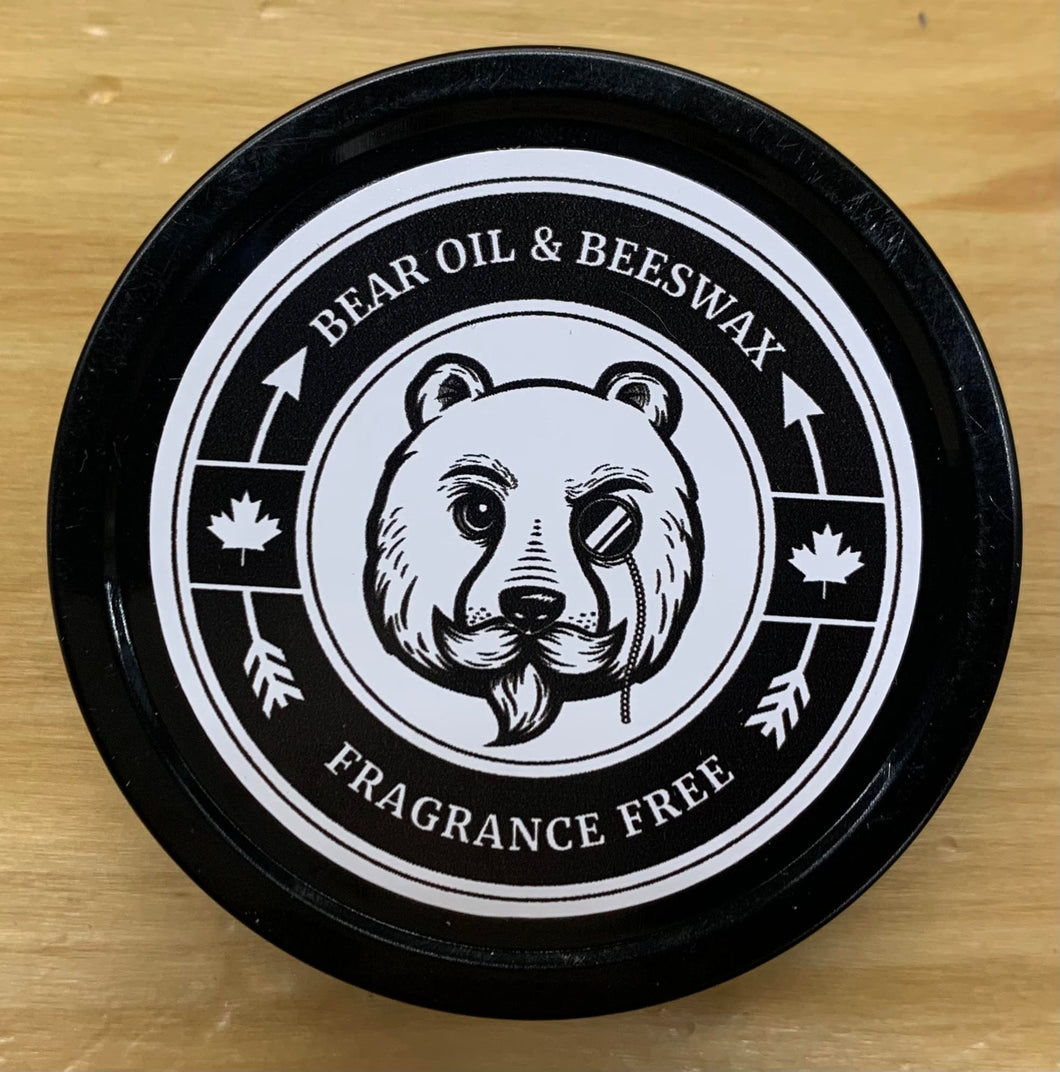 Bear Oil & Beeswax Balm: Fragrance Free