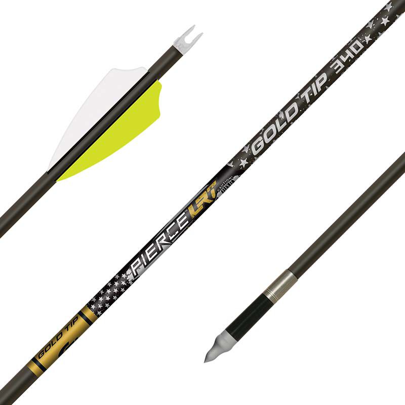 Gold Tip PIERCE LRT 4-fletch Arrows (6 pk)
