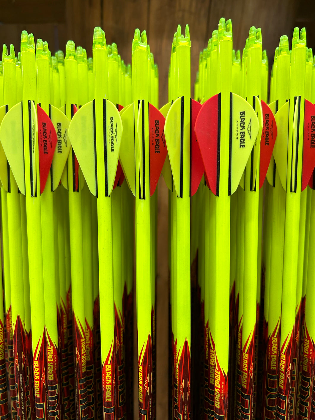 Outlaw Yellow Crested Fletched Arrows (each)