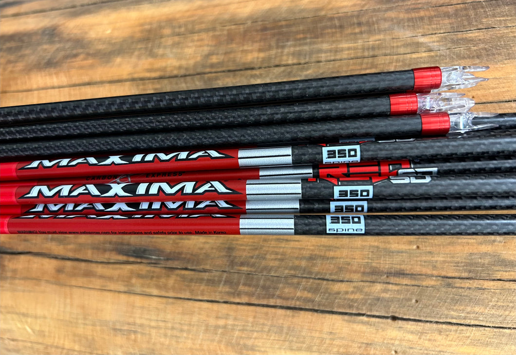 Carbon Express- Maxima Red SD Arrow Shafts (12pk)
