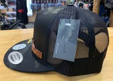 Load image into Gallery viewer, Heartland Archery Multicam Black Side Leather Patch Hat
