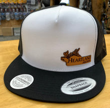 Load image into Gallery viewer, Heartland Archery White Side Leather Patch Hat
