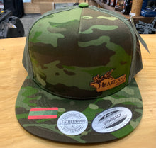 Load image into Gallery viewer, Heartland Multicam Tropic Side Leather Patch Hat
