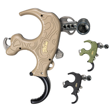 Load image into Gallery viewer, T.R.U. Ball Ridgepoint Pro Flex CK Alum/Brass Thumb Release (with Lanyard)
